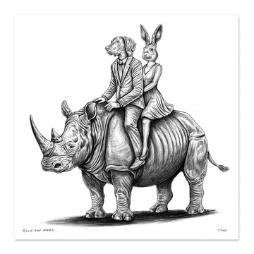 A Study for the Rhino Lovers (Print)