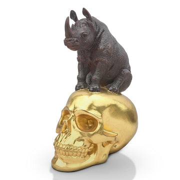 Mankind for Rhinos (Bronze Sculpture)