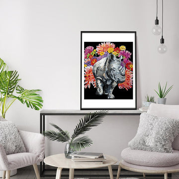 The Rhino Was in Full Bloom (Print)
