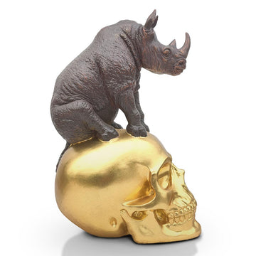 Mankind for Rhinos (Bronze Sculpture)