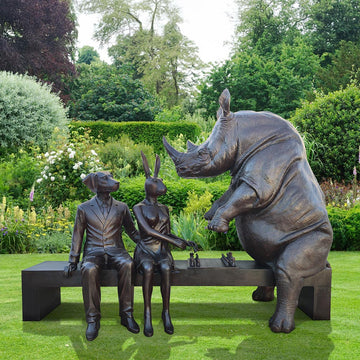 The Game bench (Bronze Sculpture)
