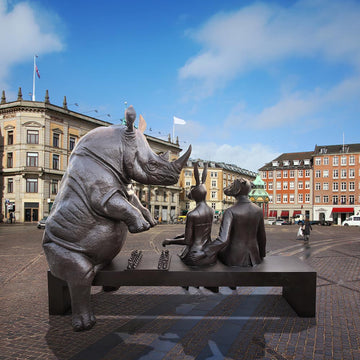 The Game bench (Bronze Sculpture)
