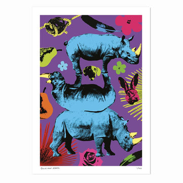 A Few of Our Favourite Things Plus Rhinos (Print)