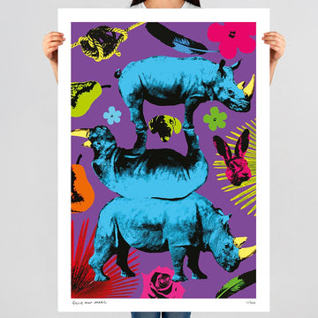 A Few of Our Favourite Things Plus Rhinos (Print)