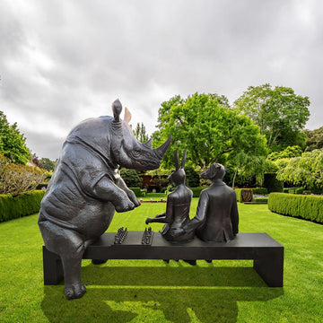 The Game bench (Bronze Sculpture)
