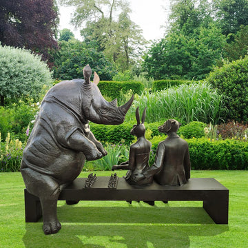 The Game bench (Bronze Sculpture)