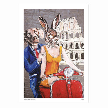 They Always Ride Together in Rome (Print)
