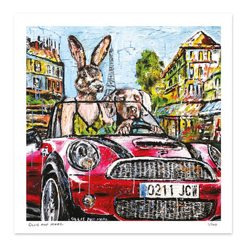 Baby You Can Ride My Car, Baby It Will Take You Far, but Just Don't Scratch It!! (Print)