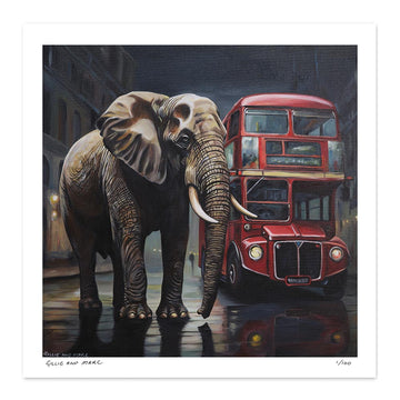 Elephant Ride (Print)
