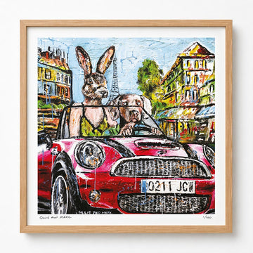 Baby You Can Ride My Car, Baby It Will Take You Far, but Just Don't Scratch It!! (Print)