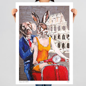They Always Ride Together in Rome (Print)