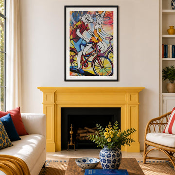 Bike Lovers on the Road (Print)