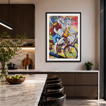Bike Lovers on the Road (Print)