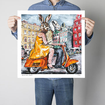 A Roman Holiday on Speed (Print)