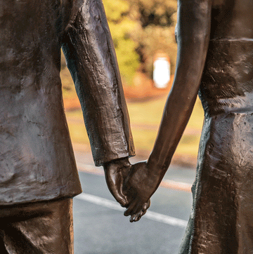 They Believed Every Journey Was a Beautiful Adventure (Bronze Sculpture)
