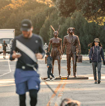 They Believed Every Journey Was a Beautiful Adventure (Bronze Sculpture)