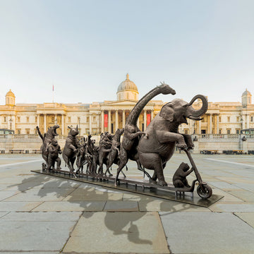 Go Wildlife Go (Bronze Sculpture)