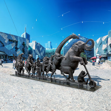 Go Wildlife Go (Bronze Sculpture)