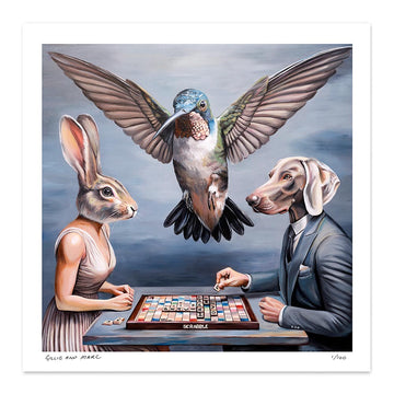 Scrabble Lovers (Print)