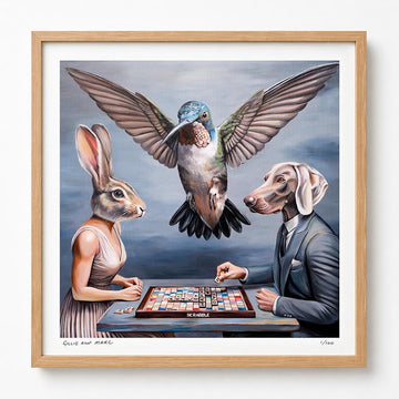 Scrabble Lovers (Print)