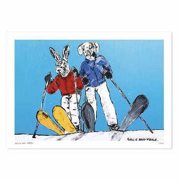 They Loved Skiing Thredbo Almost as Much as They Loved Each Other (Print)