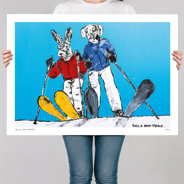 They Loved Skiing Thredbo Almost as Much as They Loved Each Other (Print)