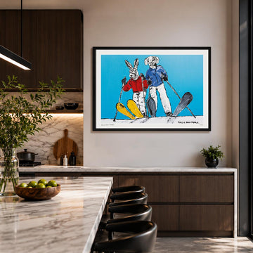 They Loved Skiing Thredbo Almost as Much as They Loved Each Other (Print)
