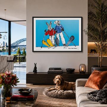 They Loved Skiing Thredbo Almost as Much as They Loved Each Other (Print)