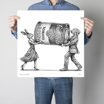 A Study for the Campbell Soup Lovers (Print)