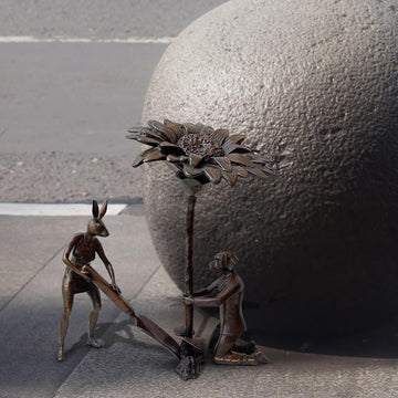 A Little Greener (Bronze Sculpture)