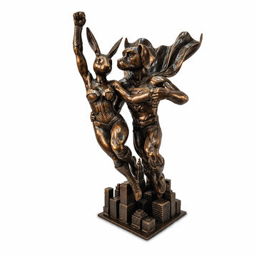 They Were Super Together (Bronze Sculpture)
