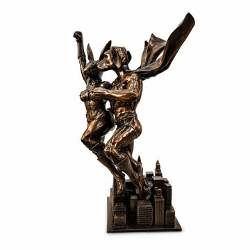 They Were Super Together (Bronze Sculpture)