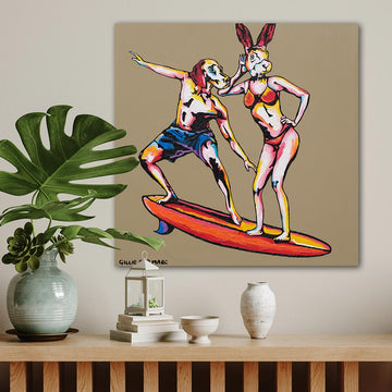 Surf Buddies (Original Painting)