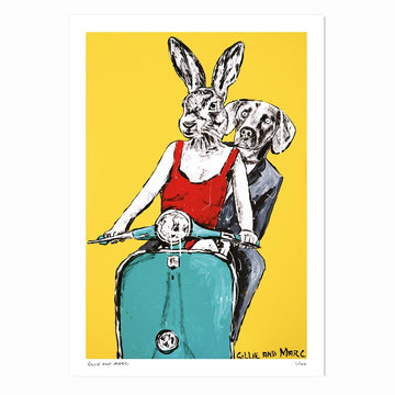 He Had No Idea Where She Was Taking Him, It Was a Surprise, She Said (Print)