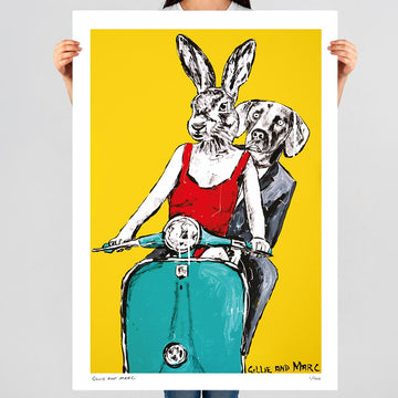 He Had No Idea Where She Was Taking Him, It Was a Surprise, She Said (Print)