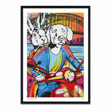 Sydney Explodes at Night (Print)