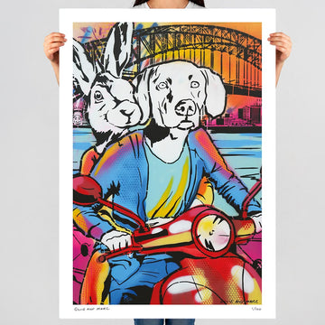 Sydney Explodes at Night (Print)