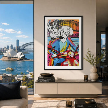 Sydney Explodes at Night (Print)