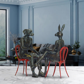 Lots to Talk About (Bronze Sculpture, Small)