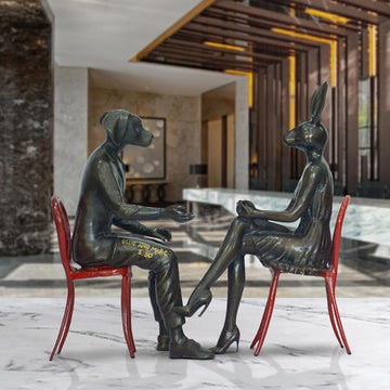 Lots to Talk About (Bronze Sculpture, Small)