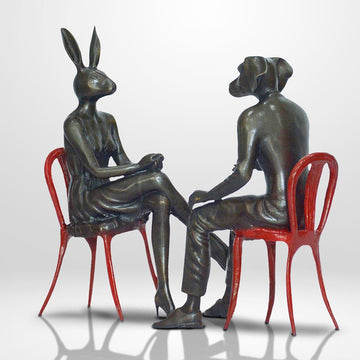 Lots to Talk About (Bronze Sculpture, Small)
