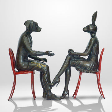 Lots to Talk About (Bronze Sculpture, Small)
