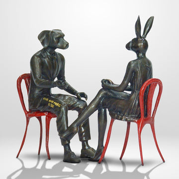 Lots to Talk About (Bronze Sculpture, Small)