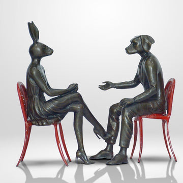Lots to Talk About (Bronze Sculpture, Small)