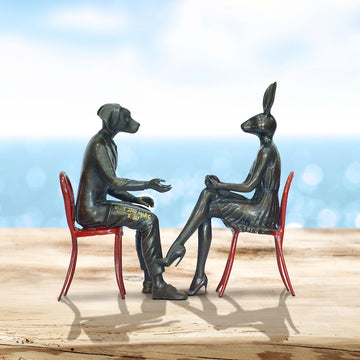 Lots to Talk About (Bronze Sculpture, Small)