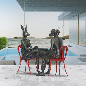 Lots to Talk About (Bronze Sculpture, Small)