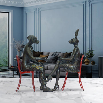 Lots to Talk About (Bronze Sculpture, Small)