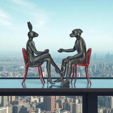 Lots to Talk About (Bronze Sculpture, Small)