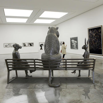 The Bengal Tiger Bench of Friendship (Bronze Sculpture)
