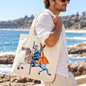 The Carousel Riders (Canvas Tote Bag)